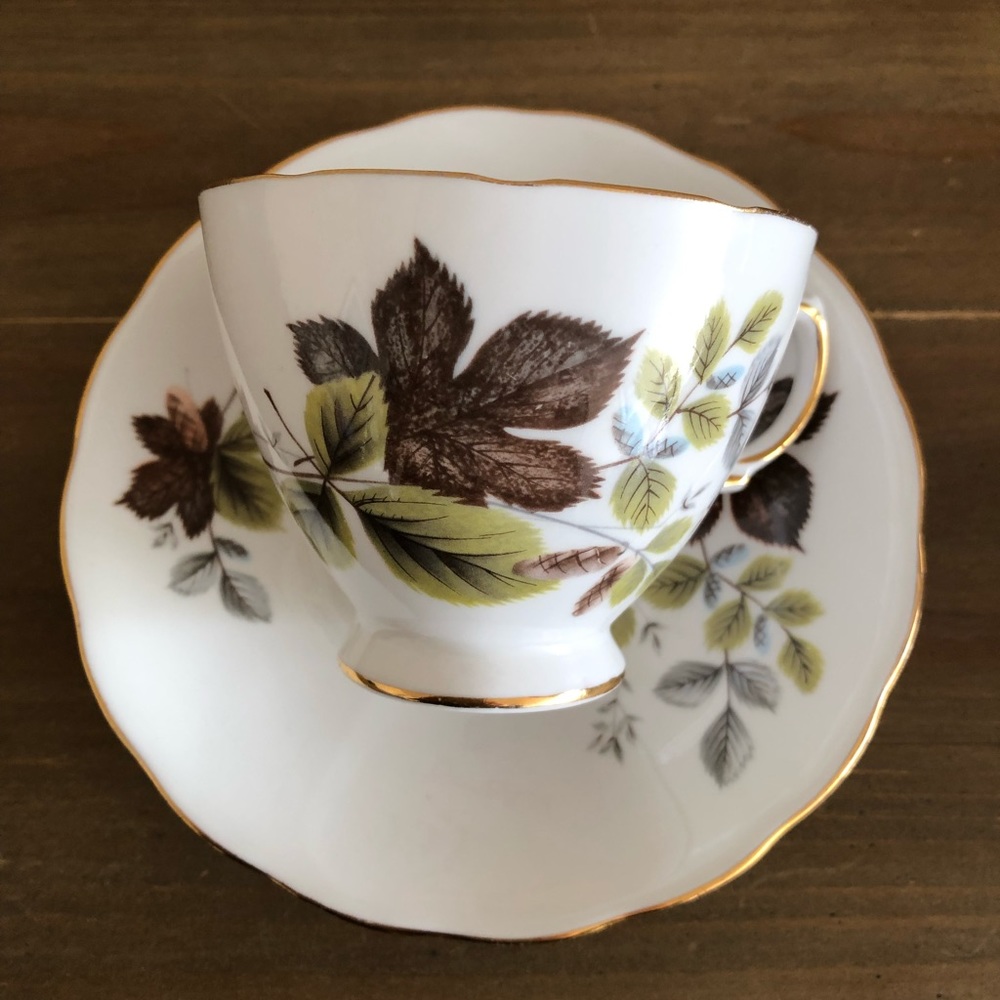 Vintage Queen Anne teacup & saucer set